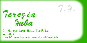 terezia huba business card